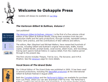 Tablet Screenshot of oakapplepress.com